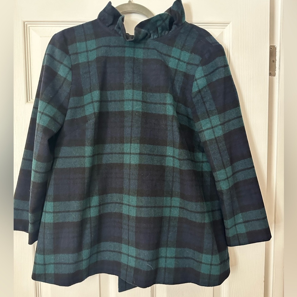 EUC Tuckernuck Blackwatch Plaid Faye Blouse Size M